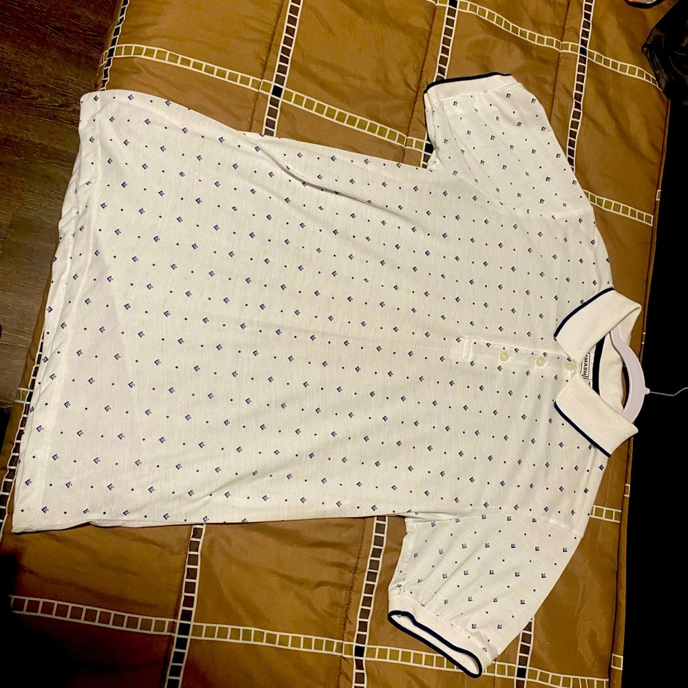 White “Smash”  Men’s Dress/Luxury Polo
